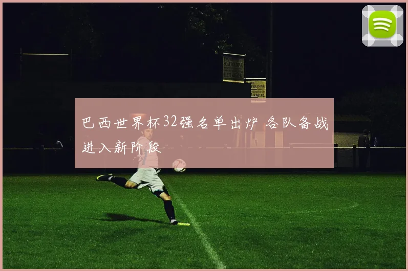 巴西世界杯32强名单出炉 各队备战进入新阶段